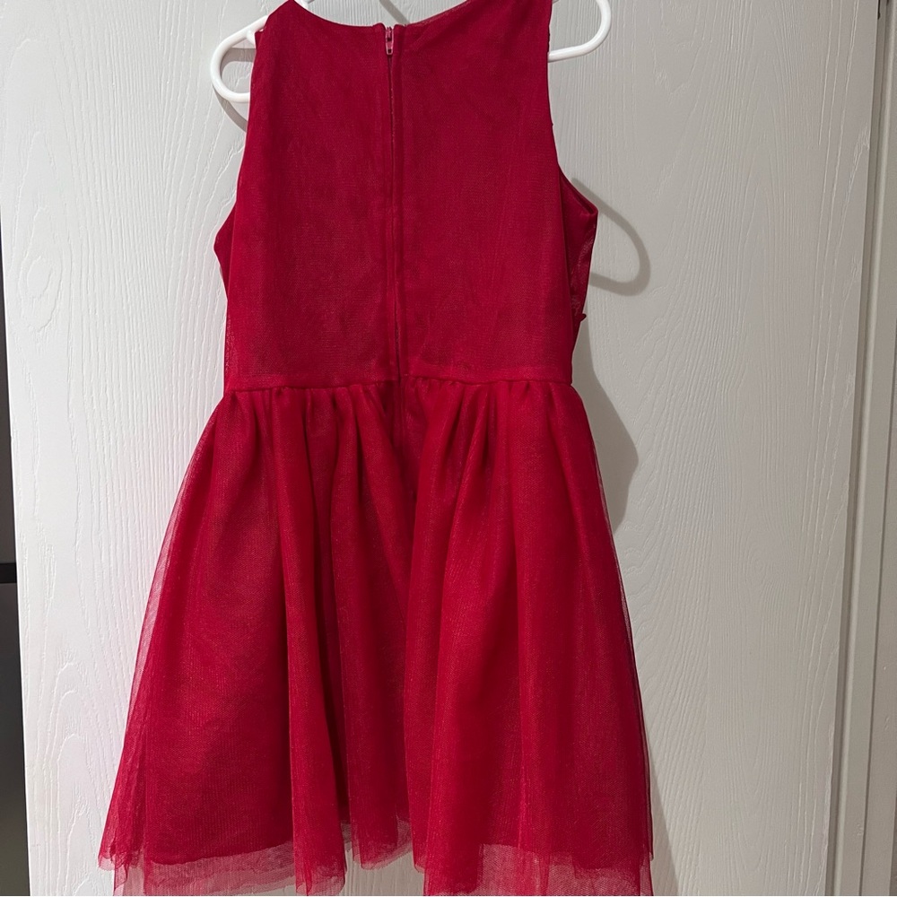 Elegant Red Lace Dress
